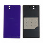 Vitre arrière Sony Xperia Z (C6603) Violet - Avec logo + Adhesif