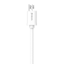 USB/Micro Cable - Devia Smart Series - 5V 2.1A 1M - White