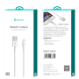 USB/Lightning Cable - Devia Smart Series - 5V 2.1A 1M - White