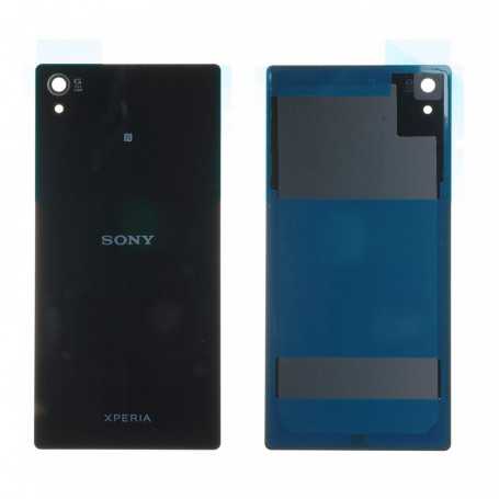 Vitre arrière Sony Xperia Z5 Premium (E6853) Noir - Avec logo + Adhesif