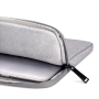 Sac Intérieur pour MacBook / PC Portable 13.3" à 15.4" - Devia Justyle Business - Gris clair