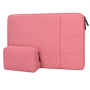 Interior Bag for MacBook/15.4-16.2 inch Laptop - Devia Justyle Business - Pink