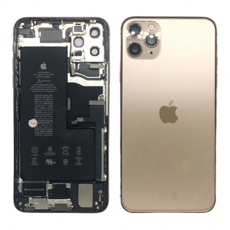 Chassis Complet iPhone 11 Pro Max Or - Connecteur de Charge + Batterie (Origine Demonté) Grade A