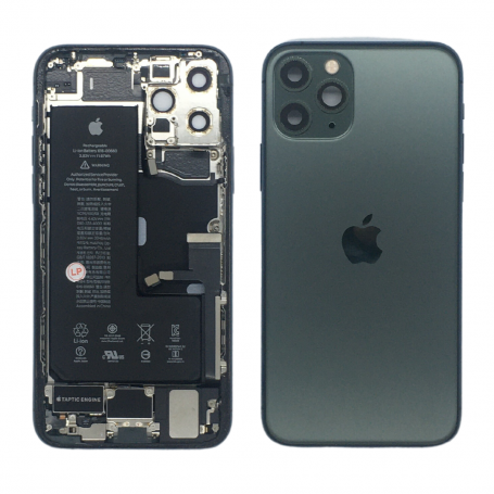 Back Cover Housing iPhone 11 Pro Green - Charging Connector Battery (Original Dismantled) Grade A