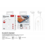 Lightning Hands-Free Kit Headphones - D-power K6003 - White