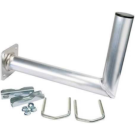 Support de balcon pour antenne satellite/SAT en aluminium(Reconditionné)