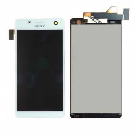 Écran Sony Xperia C4 (E5303) Blanc LCD + Vitre Tactile