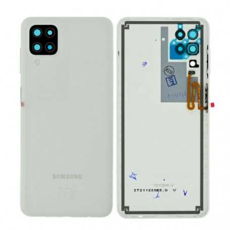 Rear Window Samsung Galaxy A12 (A125F) White (Original Disassembled) - Like New