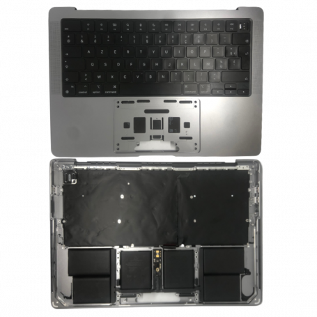 Complete Apple MacBook Pro 13" Space Gray A1990 Chassis - Chassis Battery - Grade AB.