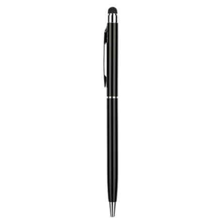 Universal Capacitive Touch Screen Stylus 2 in 1 - Black