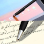 Universal 2-in-1 Capacitive Touch Screen Stylus - Silver