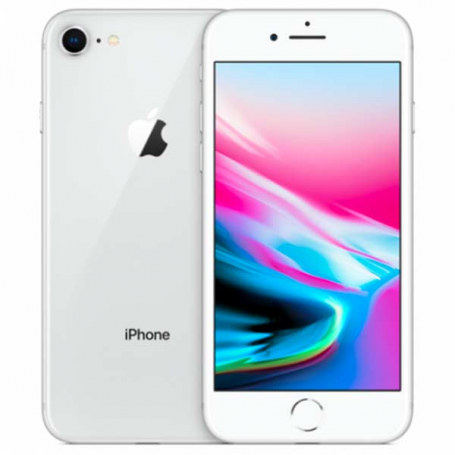 iPhone 8 64GB Silver - Grade A with accessories