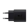 Fast Ultra Type C Power Adapter 25W - Samsung EP-TA800EBE - Black (BULK)