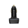 Chargeur Allume-Cigare Full Compatible 1 USB + 2 USB-C 115W - Devia Extreme Speed Series - Noir