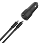 Car Charger 2 USB-C 40W - Devia Smart Series - Black