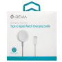 Apple Watch Type-C Charger - Devia Kintone Series - White