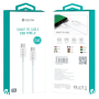 Type C / Type C Cable - Devia Smart Series - 20V 3A 60W 1.2M - White