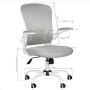 Chaise de Bureau Confort - Blanc et Gris