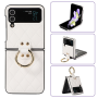 Protective Case - Samsung Galazy Z Flip 4 - White Quilted Effect