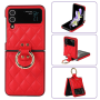 Protection Case - Samsung Galaxy Z Flip 3 - Quilted Red Matte Effect