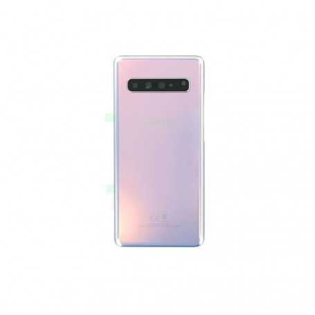 Vitre arrière Samsung Galaxy S10 (G977) Blanc (Sans Logo)