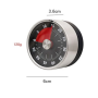 Mechanical Kitchen Timer Magnetic - White