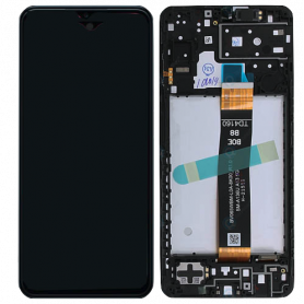 Ecran Samsung Galaxy A13 5G (A136U) Noir + Châssis (Service Pack) - 29077A-29078A