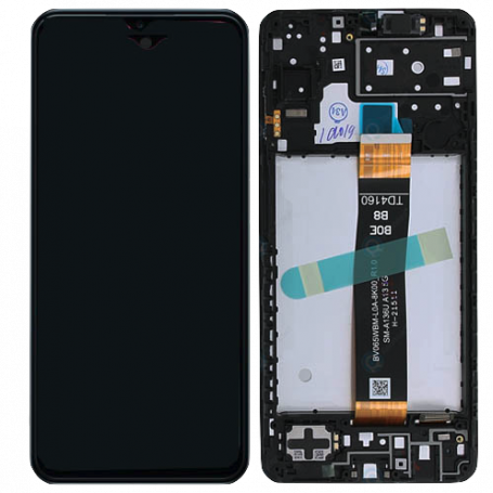 Screen Samsung Galaxy A13 5G (A136U) Black + Chassis (Service Pack) - 29077A-29078A