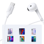 Type-C Hands-Free Earphone Kit - UGREEN - White