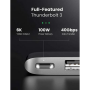 HUB Type-C 6 in 1 3*USB-A USB-C SD TF - UGREEN - Gray