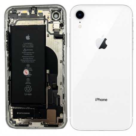 Rear Frame iPhone XR with White Battery (Original Disassembled) - Grade A