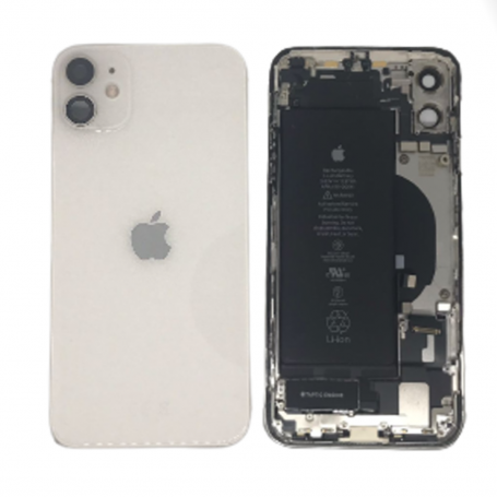 Back Cover Housing iPhone 11 White - Charging Connector Battery (Original Disassembled)  Grade B