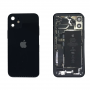 Back Cover Housing iPhone 12 Mini Black - Charging Connector + Battery (Original Disassembled) Grade B