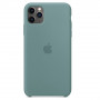 Silicone Case iPhone 11 Pro Max Green (Apple)