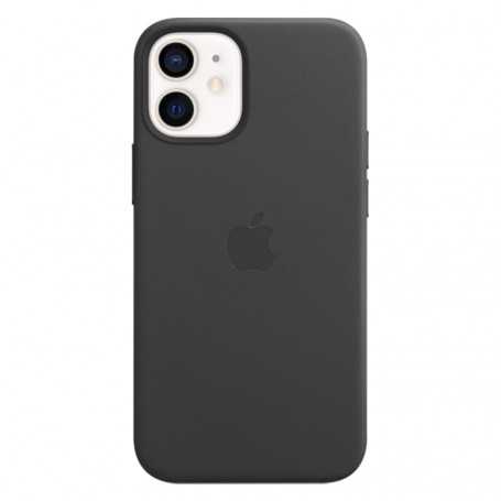 Coque en Cuir avec MagSafe iPhone 12 mini Noir (Apple)