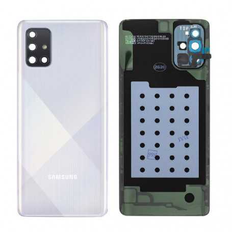 Vitre arrière Samsung Galaxy A71 (A715F) Blanc (Original Démonté) - Grade B