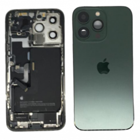 Back Cover Housing iPhone 13 Pro Green - Charging Connector + Battery (Original Dismantled) Grade B