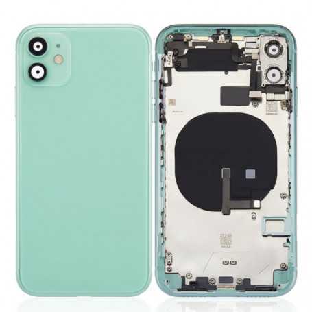 Back Cover Housing iPhone 11 Green - Charging Connector Battery (Original Dismantled) Grade B