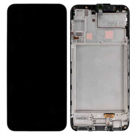 Screen Samsung Galaxy A24 (A245F) Black + Frame (Service Pack) - GH82-31240A