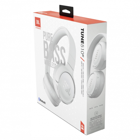 Casque Bluetooth JBL Tune 510BT - Blanc