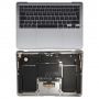 Châssis Complet Apple MacBook Air 13 ″ Gris A2179 - Châssis + Batterie + Tactile + Clavier AZERTY - Comme Neuf