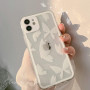 Protective case white butterfly pattern (Mayline)