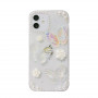 Butterfly pattern relief protective case with three-dimensional beads (Mayline)