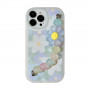 Protective case with delicate flower patterns and flower-shaped necklaces (Mayline)