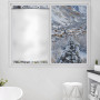 Window Roller Blind with Sunshade Effect - 58*125 - Silver