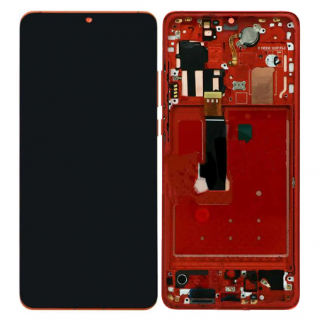 Ecran Huawei P30 Pro Rouge Sur Châssis (Reconditionné) avec Empreinte Digitale