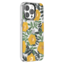 Coque de Protection avec Diamant Devia Série Fleur d'été pour iPhone - Jaune