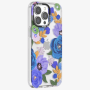 Coque de Protection avec Diamant Devia Série Fleur d'été pour iPhone - Violet