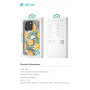 Protective Case with Diamond Devia Summer Flower Series for iPhone - Yellow