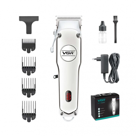 Rechargeable Multipurpose Hair Clipper VGR V-032 Silver